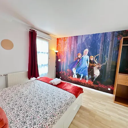 公寓 Duplex Le G - Reine Des Neiges 10 Min Paris 蒙泰夫兰
