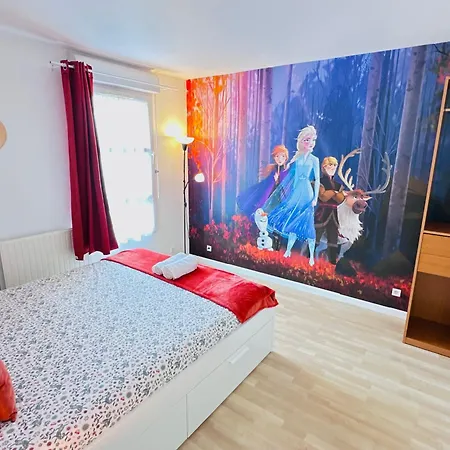 Duplex Le G - Reine Des Neiges 10 Min Paris Lejlighed *