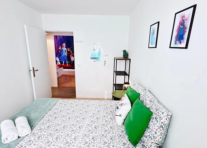 公寓 Duplex Le G - Reine Des Neiges 10 Min Paris *