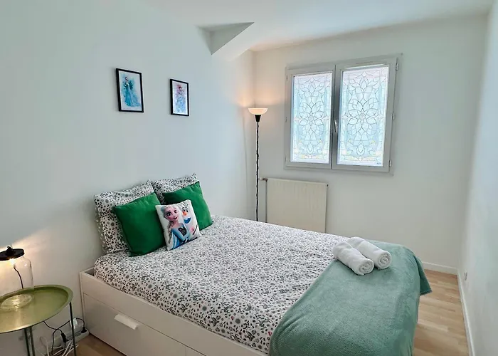 公寓 Duplex Le G - Reine Des Neiges 10 Min Paris 蒙泰夫兰