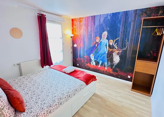 Duplex Le G - Reine Des Neiges 10 Min Paris 公寓 *